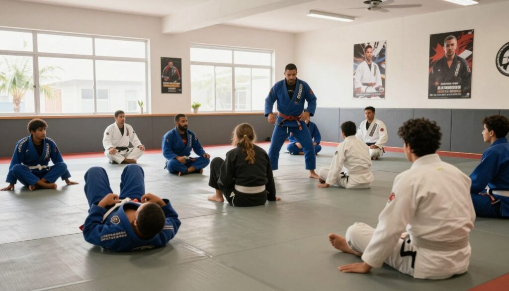 BJJ Training für Anfänger ab 40: Technik, Beweglichkeit und sicheres Training im modernen Brazilian Jiu-Jitsu Studio. BJJ Training für Anfänger ab 40: Technik, Beweglichkeit und sicheres Training im modernen Brazilian Jiu-Jitsu Studio.