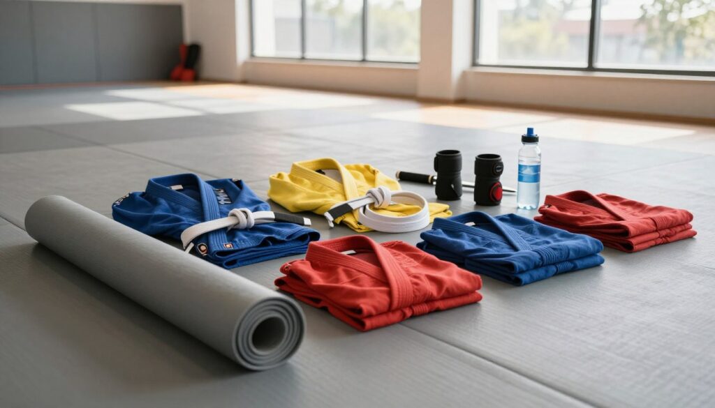 Brazilian Jiu-Jitsu Ausrüstung im Überblick – Gi, Gürtel und Zubehör für Einsteiger über 40. Brazilian Jiu-Jitsu Ausrüstung im Überblick – Gi, Gürtel und Zubehör für Einsteiger über 40.